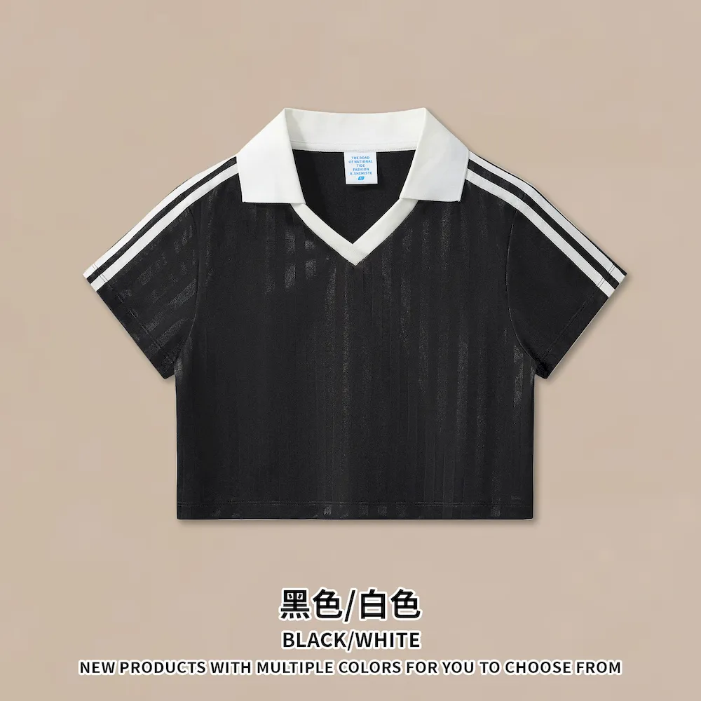 OEM Women’s Cropped Quick Dry Moisture Wicking Soccer T-Shirt